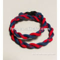 Two Ropes Twisted Health Gemanium Titanium Ion Sport Necklace